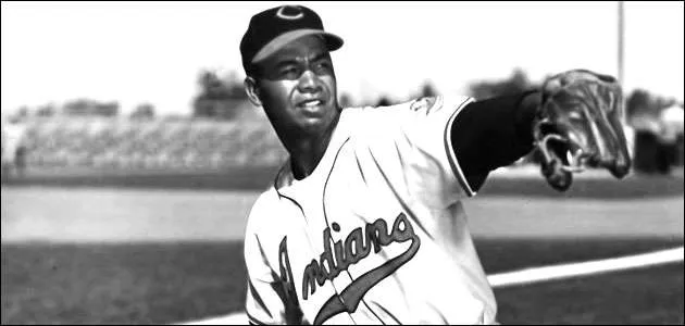 Larry Doby Cleveland Baseball WHT