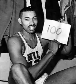 Wilt Chamberlain scores 100 points - Great Black Heroes